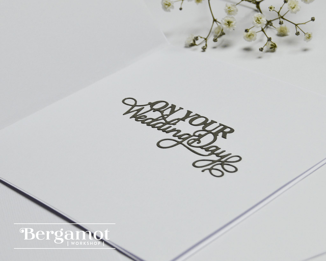 Handmade Wedding Cake Greetings Card