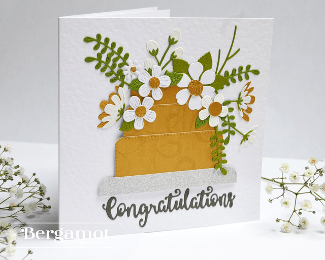 Handmade Wedding Cake Greetings Card